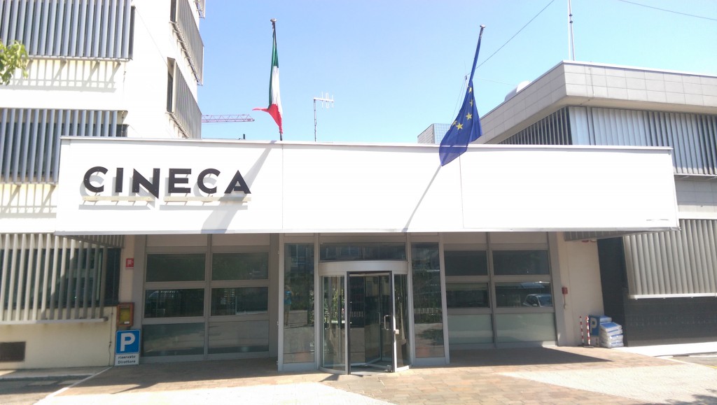 CINECA main entrance in Casalecchio di Reno.