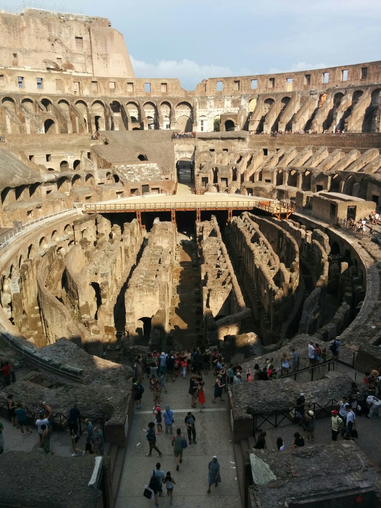 Interior view of Colosseum