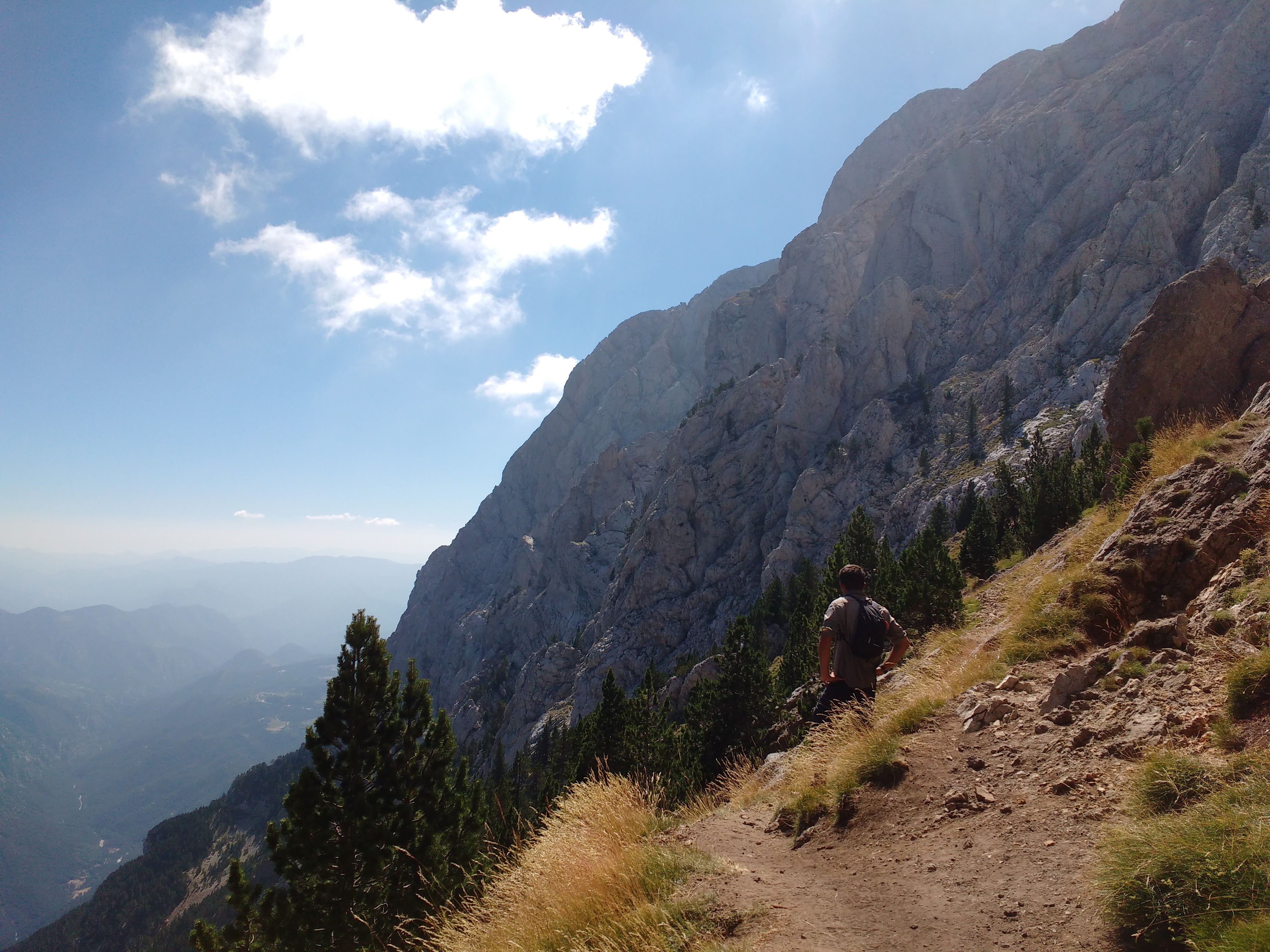 Pyrenees hiking on Pedraforca mountain