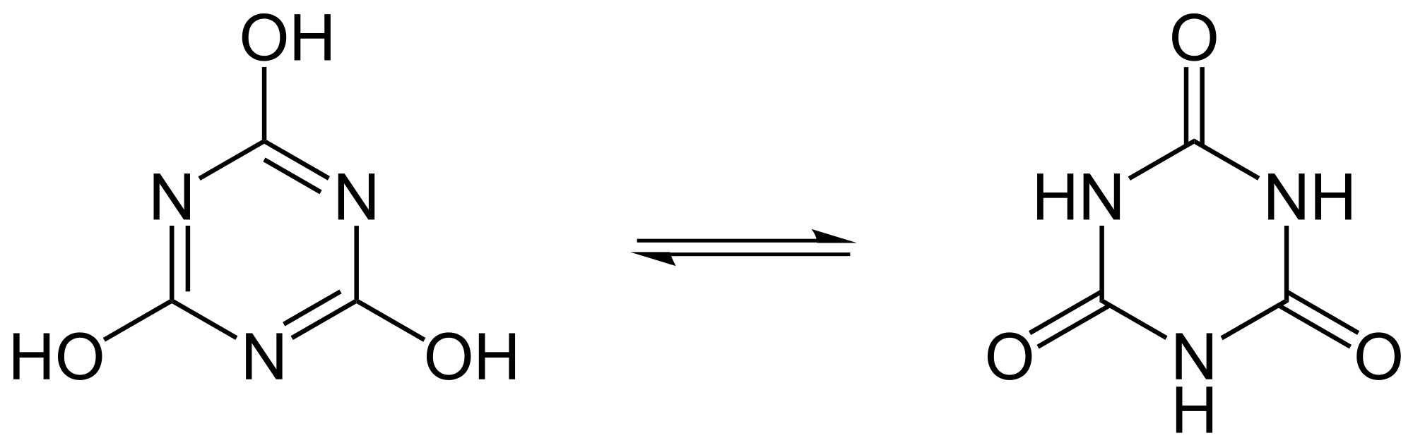 Where did the H atoms go? Protons readily relocate in some organic compounds, giving the ilusion that the two molecules shown here are different.