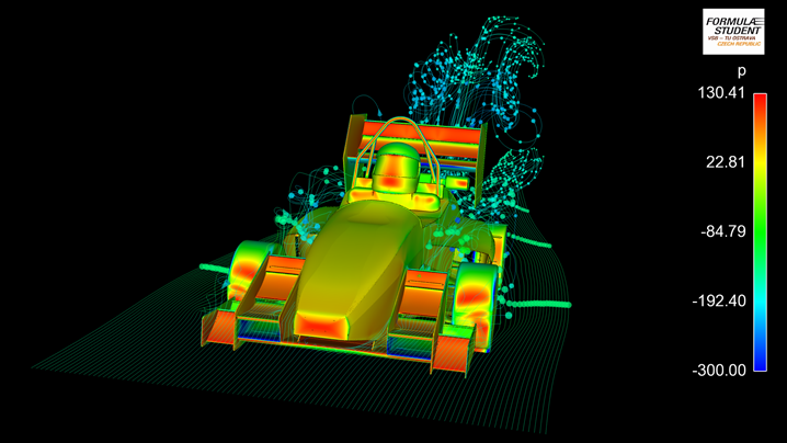 Computational Fluid Dynamics Simulations of Formula Student Car Using HPC